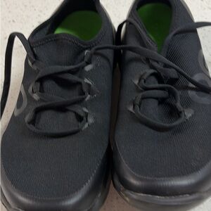 OOFOS Women's Black Athletic Shoes